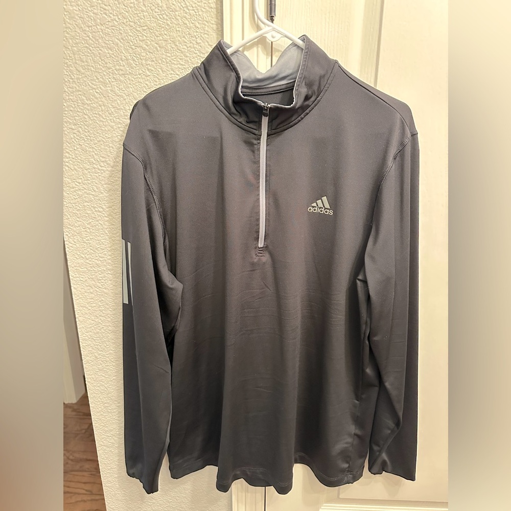 Men’s Adidas quarter zip pullover. Medium. Barely worn.